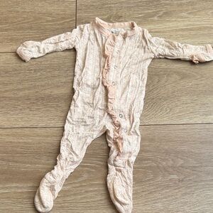 Kickee Pants Blush Ruffle Footie